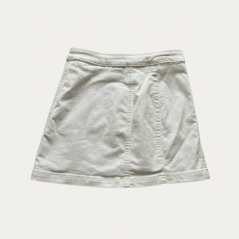 Free People White Little Daisies Mini Skirt